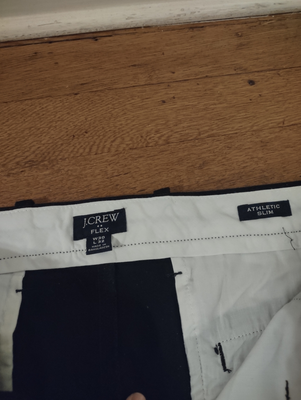 J.Crew black slim fit trousers Size 30W by 32L - Picture 3 of 5